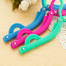 Travel portable plastic hanger travel simple folding hanger drying racks