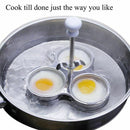 Stainless Steel Microwave Egg Poachers Cooker Multi-Function Boiler Steamer P9I5
