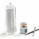 Acrylic Round Container Cosmetic Makeup Cotton Pad Organizer Jewelry Hold QRM