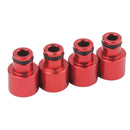 4pcs Racing Fuel Injector Adapters RDX Injectors to B16 B18 D16Z D16Y