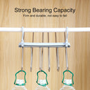 Non-Slip Multi 6 layer Hangers Blouse Coat Tops Trouser Holder Storage Rack UK