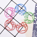 5Pcs Metal Claw Shaped Clips Bookmarks School Office Stationery Paper Clips BX
