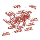 Metallic Merry Christmas Sprinkle Scatter Table Confetti Crystal Xmas Decor