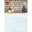 Photography Backdrop Photo Studio Christmas Background Cloth Home Decor (F) A