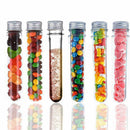 100Ml Plastic Test Tubes (25Pcs) With Cleaning Brush Transparent Storage Tu H3Q6