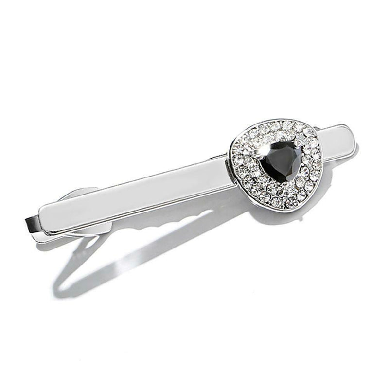 3pcs Men Business Shirt Tie Clip Set Wedding Party Grooms Ties Jewelry Gift A