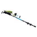Carbon Fiber Telescopic Skiing Climbing Stick Trekking Hiking Pole Blue