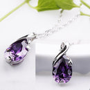 Natural Crystal Amethyst Healing Point Chakra Bead Stone Pendant for Necklace