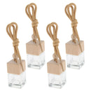8 Pieces 6ML Car Hanging Perfume Bottle Essential Oil Vials Pendant Decor with