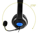 Wired Gaming Headset Headphones with Rotatable Microphone for PS4 Xbox One PC