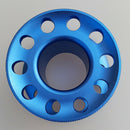 Pack 2 Blank Finger Reel Wreck Scuba Diving Snorkeling Tech Spool Blue + Red