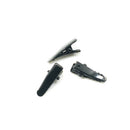 50x Mini Flat Metal Single Prong Alligator Hair Clips Barrette Findings 24mm