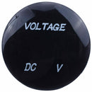 5V-25V DC Voltmeter LED Digital Display Panel Mounted Round Waterproof Car  L9Y5