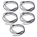 5Pack 3.5mm Jack Earphone Audio Cable Headphone Repair Wire & Microphone DIY