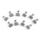 30PCS orthodontic dental crimpable hooks short type stainless stee vz JC,a