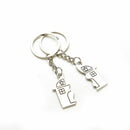 2 X couple cadeau romantique maison porte-clÃƒÂ©s personnalisÃƒÂ© souvenirs cordon Gw
