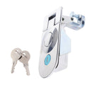 2x Compression Latch Panel Lock for Motorhome Flush Lever Adjustable Sliver