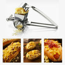 Stainless Steel Multi Purpose Rotary Cheese Nut Spice Grater Chocolate Cutt