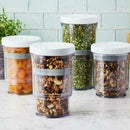 1PC Telescopic Vacuum Food Storage Tank Compression Sealed Cup New Plastic F4J5