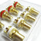 8pcs Red+White RCA Female Socket Chassis High Quality RCA CMC Female Connec O7N9