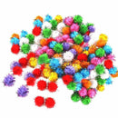 400Pcs Mini Tinsel Sparkly Small Pom Pom Ball Cat Kitten Pet Bird Play Toys