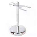 Men Shave Gift Luxury Chrome Alloy Shaving Stand Razor Brush Holder Barber Home
