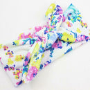 Baby Girls Rabbit Ears Elastic Hair Bands Flowers Bowknot Headband