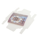 12 Set/Pack Color Printed Jewelry Necklace Packing Box Gift Box, White Wreath