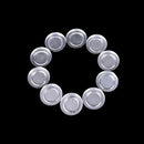 26.5mm 10Pcs Empty Round Aluminium Cases Pans for Eyeshadow Best ME