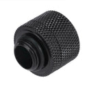 14mm G1/4 Acrylic Hard Tube Hand Twist 3 Laps for PC Computer (Black)