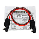 Trailer Flat Plug 2Pin 2x18AWG Extension Cable Trailer Signal Light Display