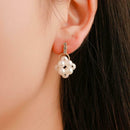 Lady Pearls Ball Dangle Ear Stud Casual Elegant Women Drop Earrings Jewelry