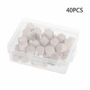 40Pcs Creative Cylinder Wooden Thumbtack Decorative Drawing Push Pins Wood Head