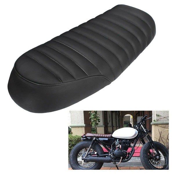 Durable Motorcycle Hump Flat Brat Seat Saddle for Cafe Racer Universal