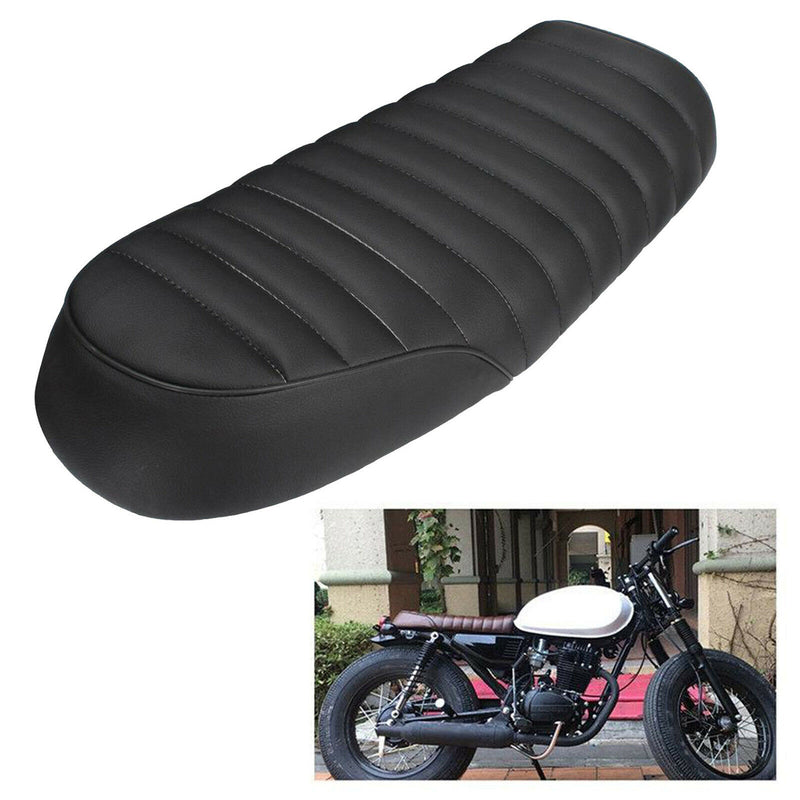 Durable Motorcycle Hump Flat Brat Seat Saddle for Cafe Racer Universal
