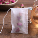 200Pcs Empty Teabags String Heat Seal Filter Paper Herbs Loose Tea Bags Teabag