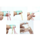 4Pcs/Set Yarn Guides Knitting Thimble Ring Knitting Tools Finger Wear Thimble