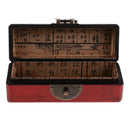 Handmade Retro Wooden Jewelry Necklace Storage Box Gift Box -Pillow Shaped