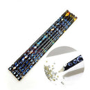 2Pcs Crystal Rhinestones Picker Pencil Nail Art Craft Decor Tool Wax Pen Di Z1V8