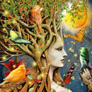 5D DIY Full Drill Diamond Painting Tree Man Cross Stitch Mosaic Craft Kit