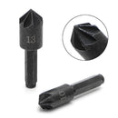 2x 7 Flute Countersink Drill Bit 1/4" Hex Shank Counter Sink Chamfer Cutter