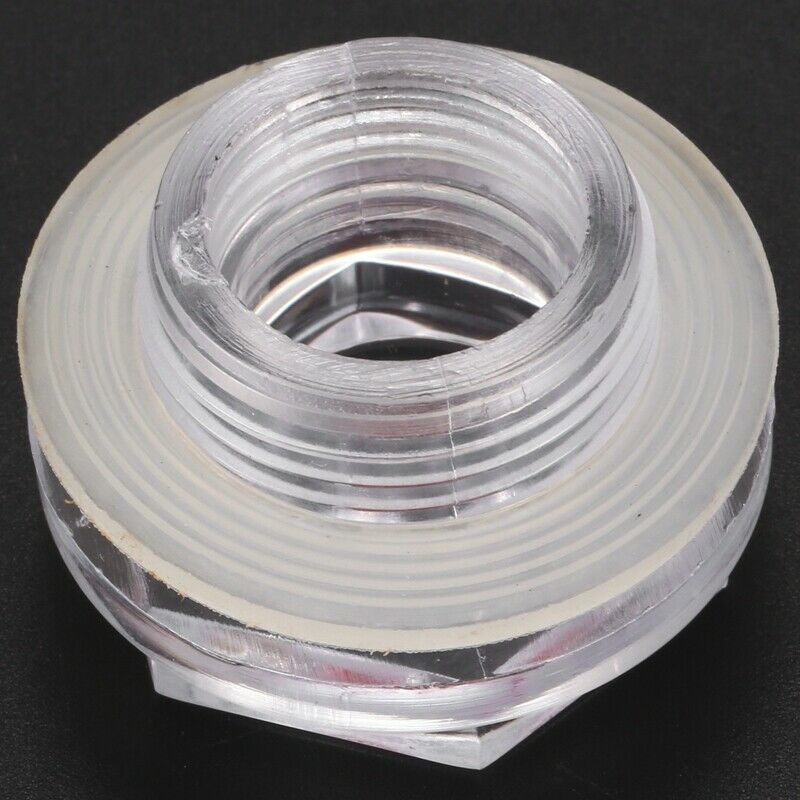 1" Thread Diameter Air Compressor Fittings Clear Plastic Oil Sight Glass