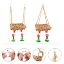 1pcs Bird Toys Hanging Swing Pet Cage Hammock Parakeet Finch Budgie Macaws