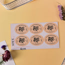 30x/5sheet Seal Stickers Gift Seal Stickers for Homemade Bakery Gift PackaginJ,a
