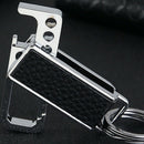 Durable Men's Car Boutique Keychain Opener Leather Goods Business v Usef XTJ