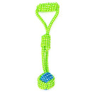 1X(8Pcs Pet Dogs Rope Toys Cotton Knot Puppy Safe Chewing Teething Toys Tee