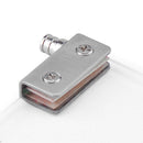 2 pairs Stainless steel Pair Glass Clamp Door Pivot Hinge Set for 5-8mm QHE