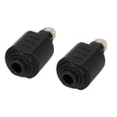 2 Packs Optical 3.5mm Female Mini Jack Plug To Digital Toslink M Audio Adap R5Z8