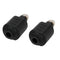 2 Packs Optical 3.5mm Female Mini Jack Plug To Digital Toslink M Audio Adap R5Z8