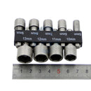 9pcs Nut Drivers 1/4 Inch Hex Shank CRV Screwdriver Socket Bit Power Tools